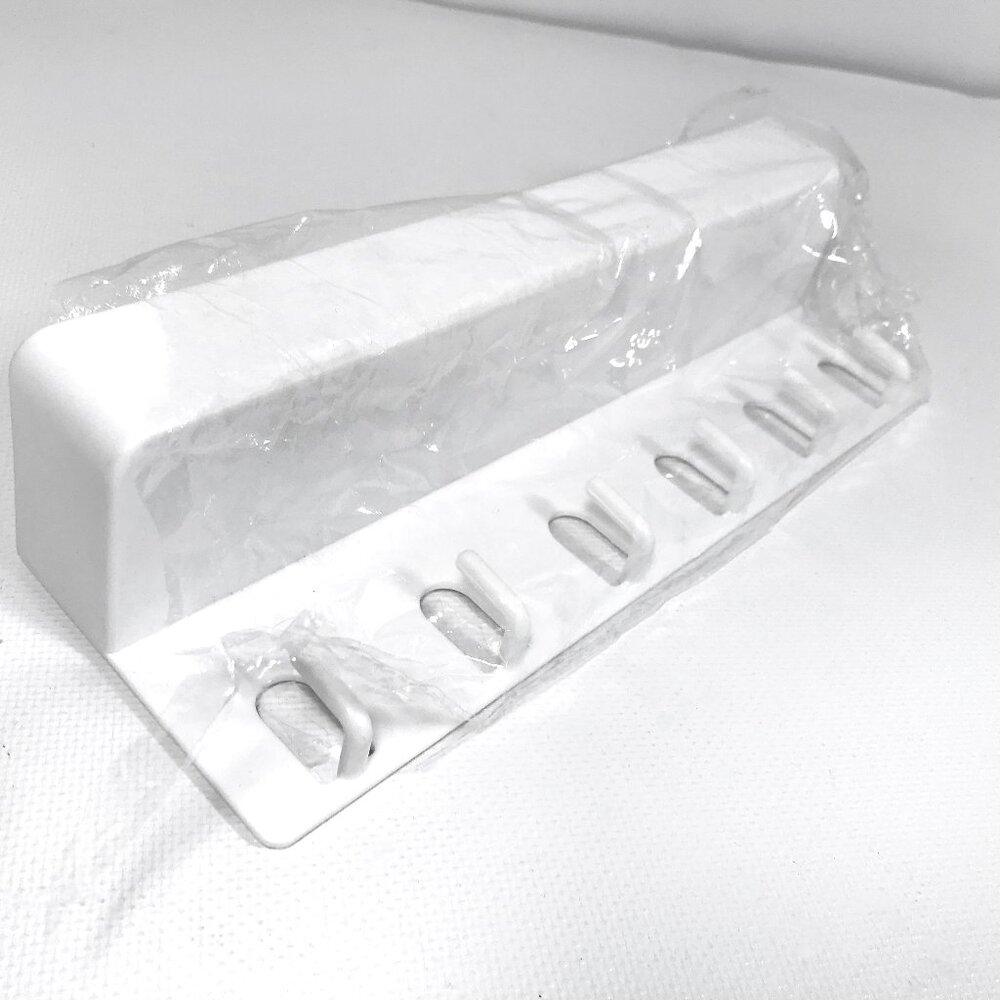 Key Rack Mail Holder Shelf White - Picture 7 of 8